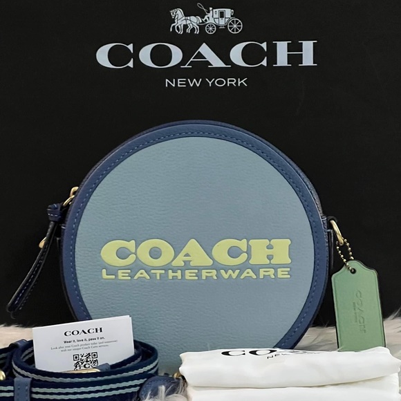 CA098 - Coach Kia Circle Bag in Colorblock - Picture 9 of 10